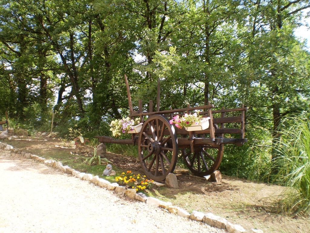 Bed and Breakfast Les Roziers - Roulotte Bagnac Exterior foto